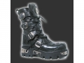 NEW ROCK "Streetfighter-Boots" Negro/Negro